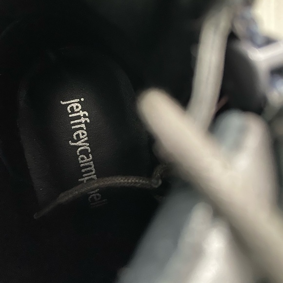 New Jeffrey Campbell Road Rage Lace-up Heeled Boots Dark Gray size 8M - Picture 10 of 10